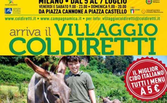 Dal 5 al 7 luglio Mr PIC a Milano con il Villaggio Contadino di Coldiretti