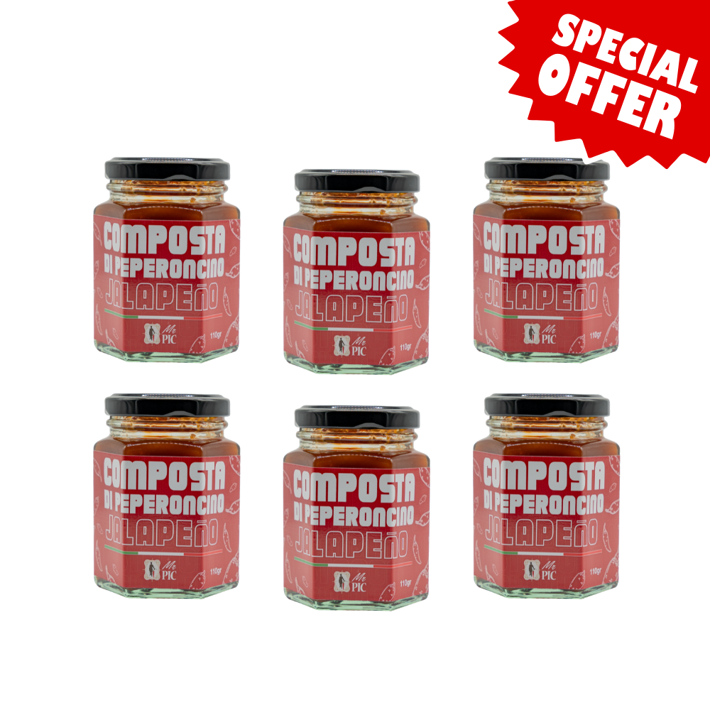 Composta Jalapeño (6 barattoli)